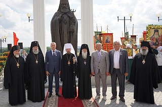 Епископ Леонид принял участие в торжествах в честь святителя Георгия (Конисского), архиепископа Могилевского и Белорусского