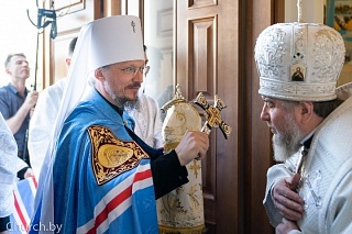 Епископ Леонид принял участие в торжествах по случаю освящения Успенского кафедрального собора в г. Молодечно