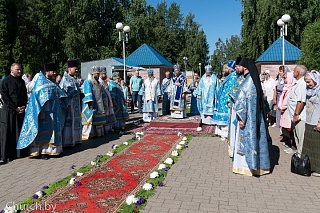 Епископ Леонид принял участие в торжествах в честь Марьиногорской иконы Божией Матери