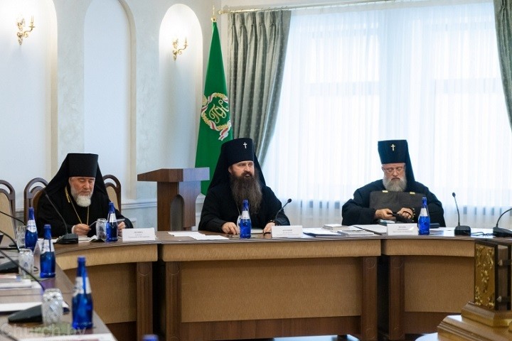 Епископ Леонид принял участие в заседании Синода Белорусской Православной Церкви