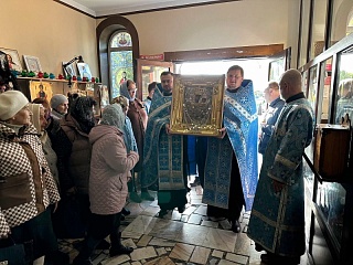 В Казанский собор г.Калинковичи состоялось торжественное принесение иконы Божией Матери «Юровичская-Милосердная»