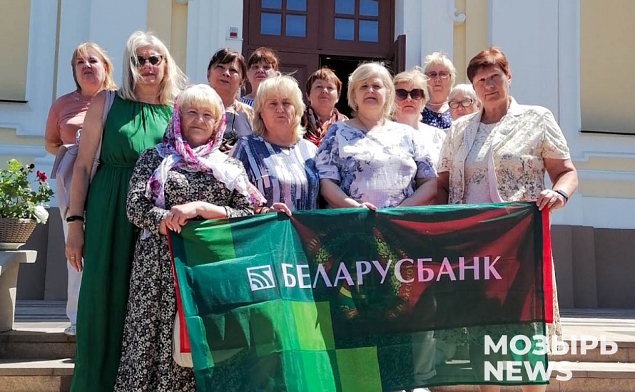Мозырские ветераны посетили Свято-Рождество-Богородичный Юровичский мужской монастырь