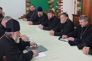 В здании Туровского епархиального управления состоялось заседание Епархиального Совета