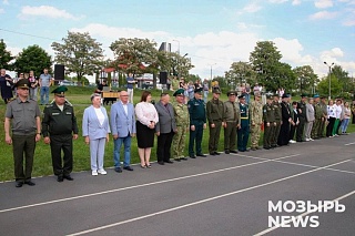 В Мозыре священнослужитель принял участие в подведении итогов районных учебно-полевых сборов